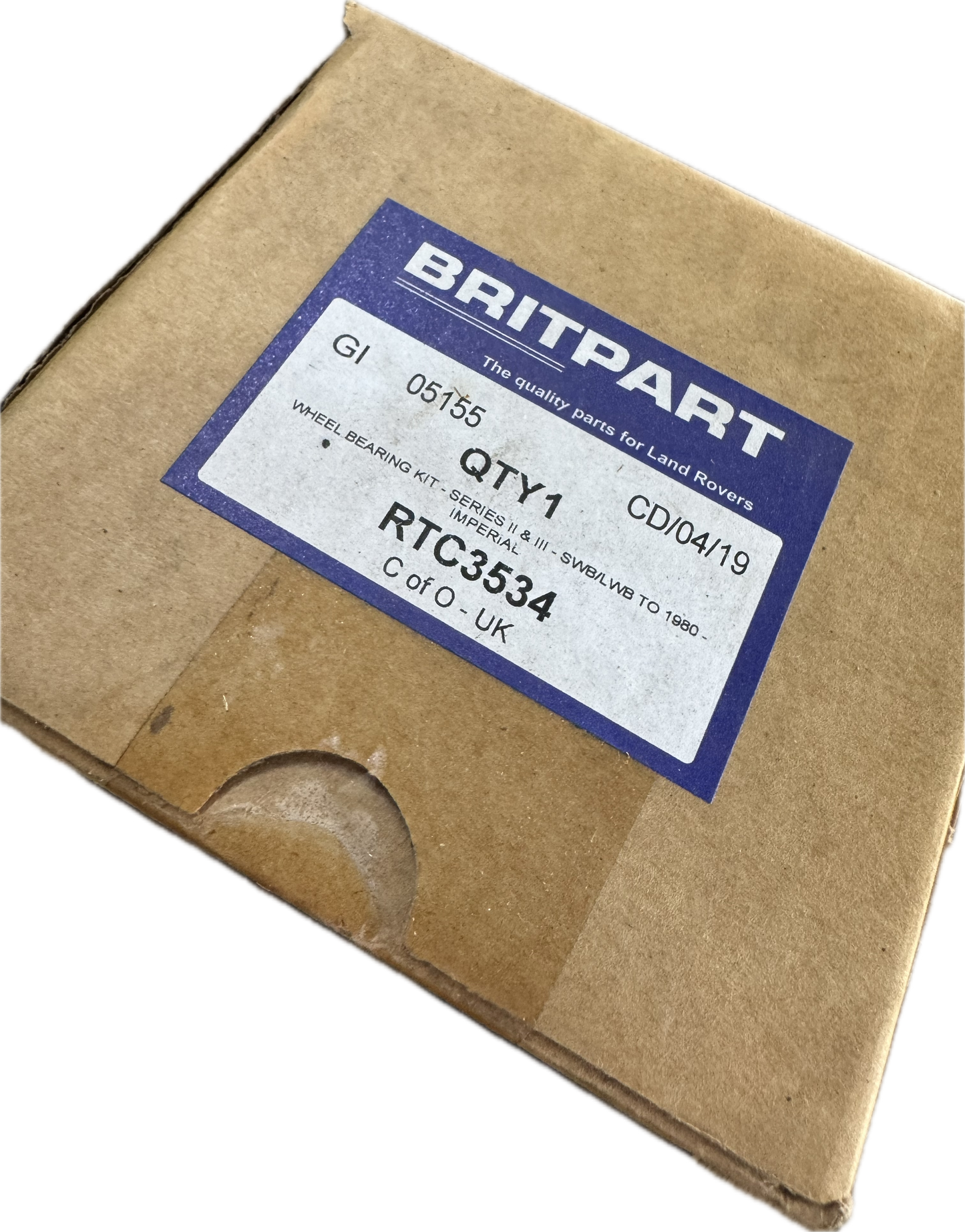 Wheel Bearing Kit (Part number: RTC3534 Britpart)