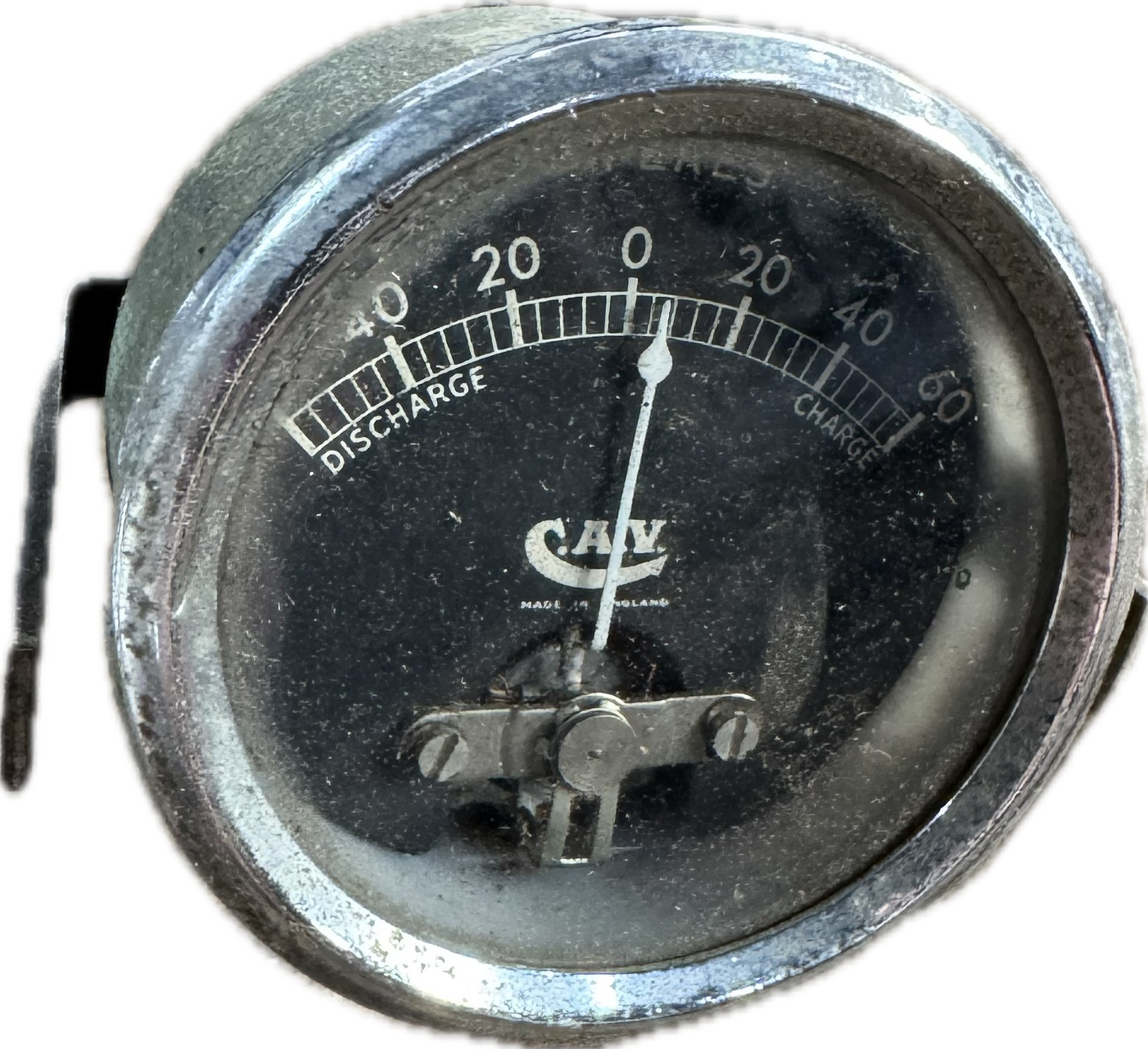C.A.V. Amperes (0-60) ammeter gauge Military (Part Number 5539/146)