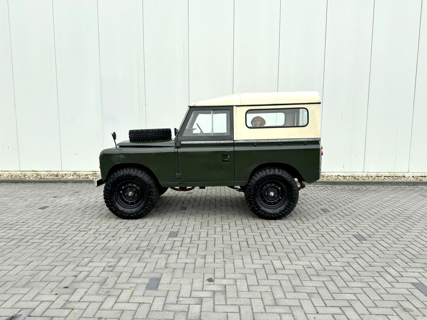Classic Land Rover Series 3 88 Green With Wolf Wheels by DUTCH ROVERS