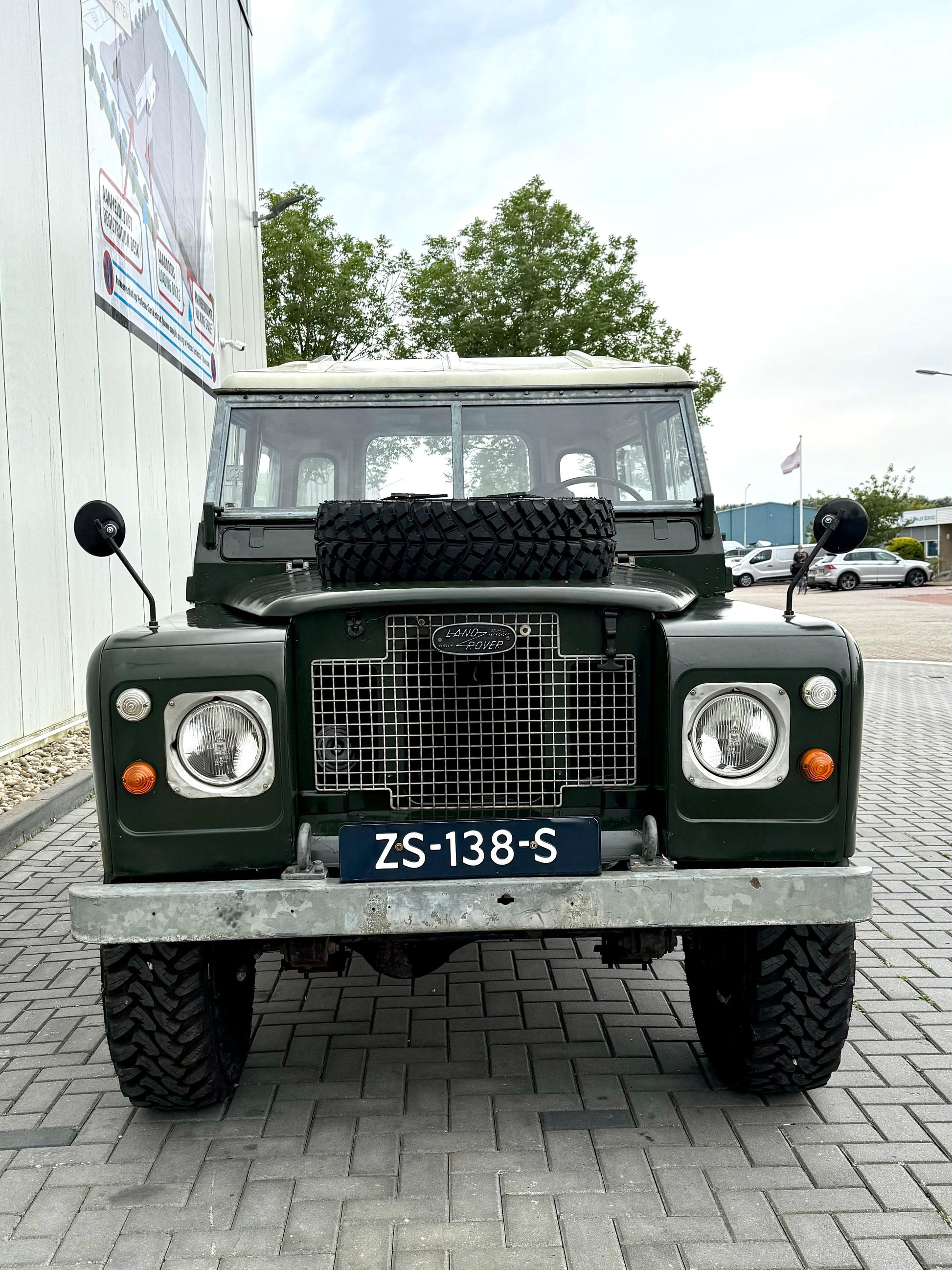 Classic Land Rover Series 3 88 Green With Wolf Wheels by DUTCH ROVERS