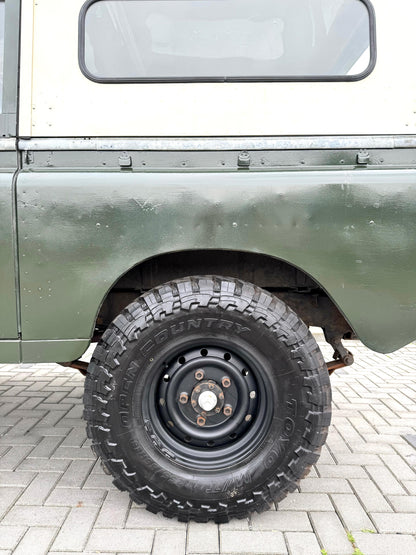 Classic Land Rover Series 3 88 Green With Wolf Wheels by DUTCH ROVERS