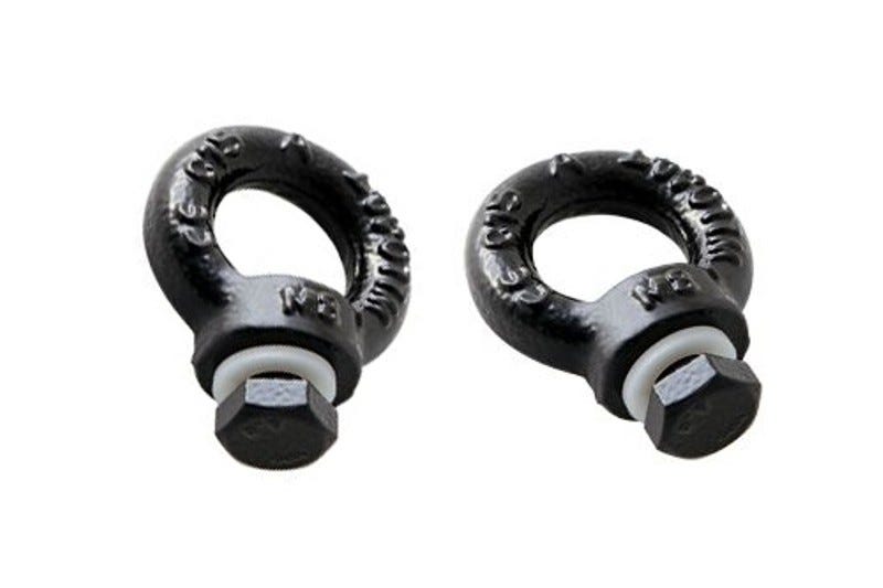 Zwarte Tie Down ringen/ Oog bouten